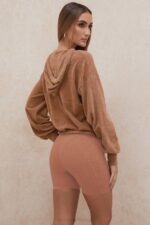 House of CB одећу 68JT777 леки тоффее слоуцхи фит дуксерица - Image 14