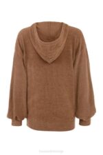 House of CB одећу 68JT777 леки тоффее слоуцхи фит дуксерица - Image 6