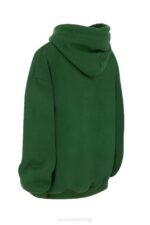 House of CB одећу 68JT794 хало зелена превелика дуксерица - Image 4