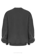 House of CB одећу 68JT801 томми дуксерица у облику угља са округлим изрезом - Image 7