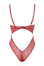 House of CB одећу 68JT815 надиа црвени чипкани боди - Image 12