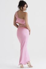 House of CB одећу 68JT909 матхилда розе сукња од чипке - Image 5