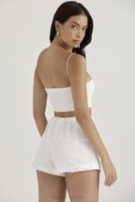 House of CB одећу 68JT914 мае беле бродерие англаисе шортс - Image 4