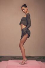 House of CB одећу 68JT935 цларице схадов плутајућа слојевита мини сукња - Image 3