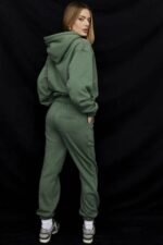 House of CB одећу 68JT946 панталоне за џогирање од флиса - Image 4