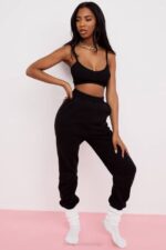 House of CB одећу 68JT978 ски инк панталоне за трчање од флиса - Image 7