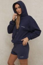 House of CB одећу 68JT994 ауден морнарски шортс од дреса - Image 11