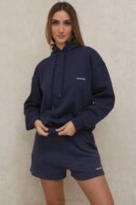 House of CB одећу 68JT994 ауден морнарски шортс од дреса - Image 9