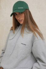 House of CB Прибор 68JT1061 девон зелена бејзбол капа са копчом - Image 3