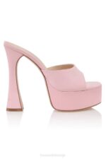 House of CB ципеле 68JT1066 алесандра розе сатенске мазге са платформом - Image 4